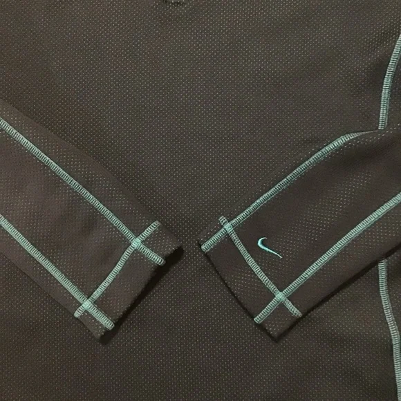 Nike Golf FITDRY Women’s Pullover Jacket Navy Blue Quarter Zip - Picture 6 of 11